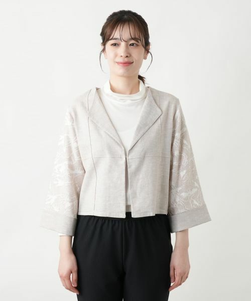 Leilian / レリアン テーラードジャケット | ショートジャケット【CINZIA CALDI】 | 詳細7