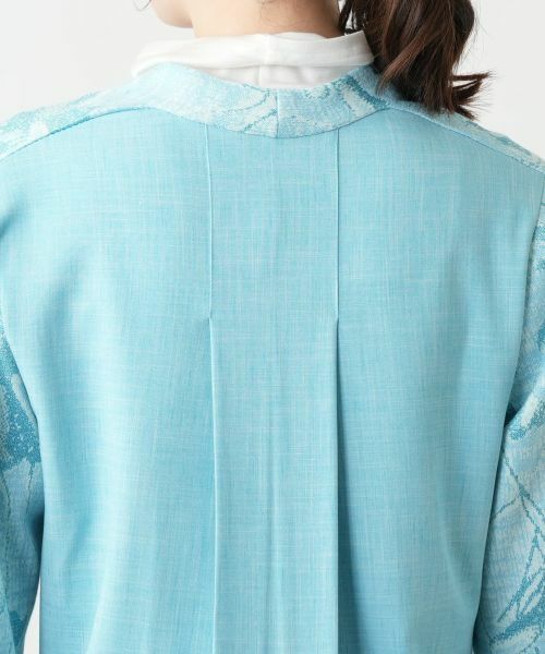 Leilian / レリアン テーラードジャケット | ボタニカル柄ジャケット【CINZIA CALDI】 | 詳細11