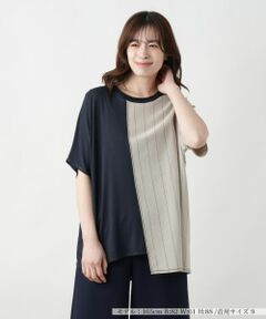 Leilian / レリアン シャツ・ブラウス | ラップ風切替ブラウス【CINZIA CALDI】