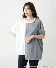 Leilian / レリアン シャツ・ブラウス | ラップ風切替ブラウス【CINZIA CALDI】