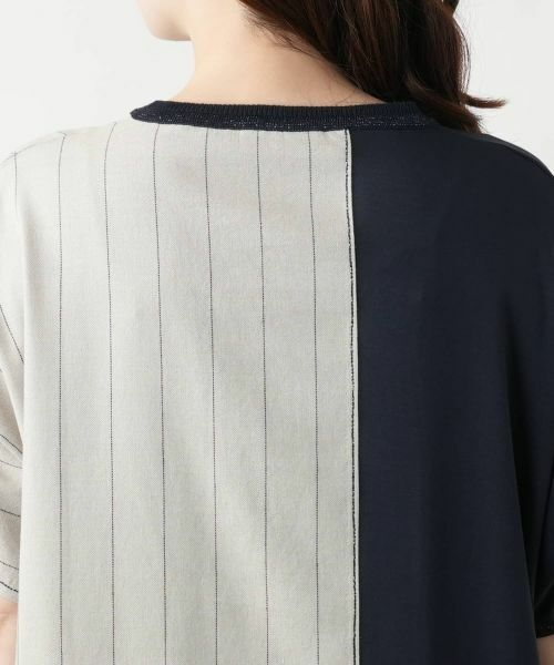 Leilian / レリアン シャツ・ブラウス | ラップ風切替ブラウス【CINZIA CALDI】 | 詳細11