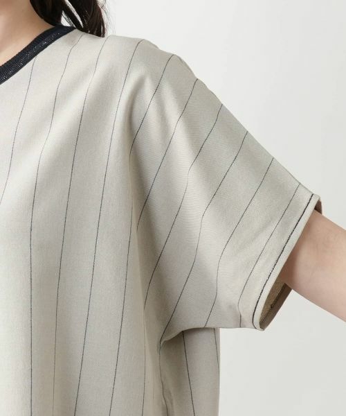 Leilian / レリアン シャツ・ブラウス | ラップ風切替ブラウス【CINZIA CALDI】 | 詳細12