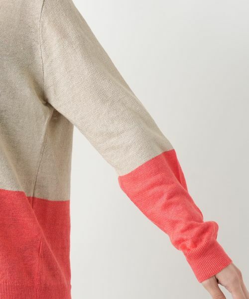 Leilian / レリアン カーディガン・ボレロ | カラーブロックカーディガン【HAND】 | 詳細15