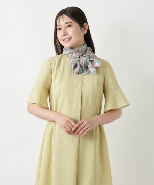 Leilian / レリアン マフラー・ショール・スヌード・ストール | プリントストール【BINDA】 | 詳細4