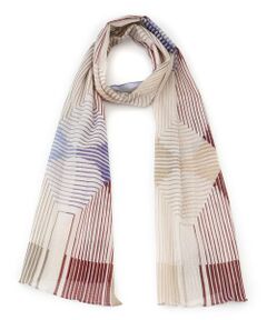 Leilian / レリアン マフラー・ショール・スヌード・ストール | 幾何学柄ストール【FASAC】