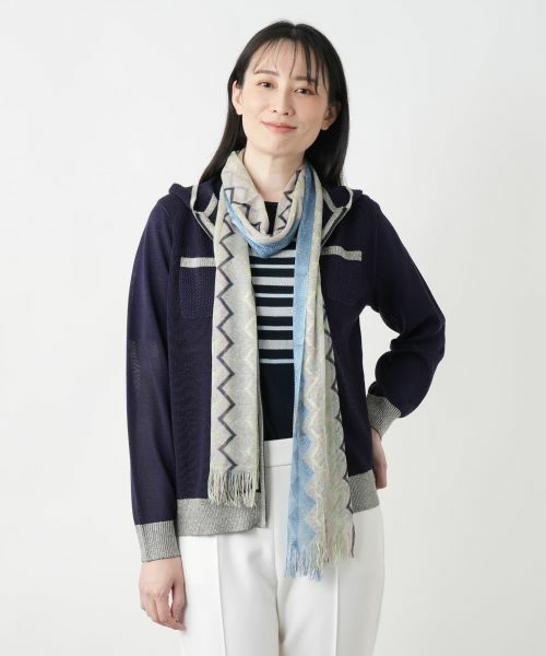 Leilian / レリアン マフラー・ショール・スヌード・ストール | 柄ストール【FILATESS】 | 詳細2
