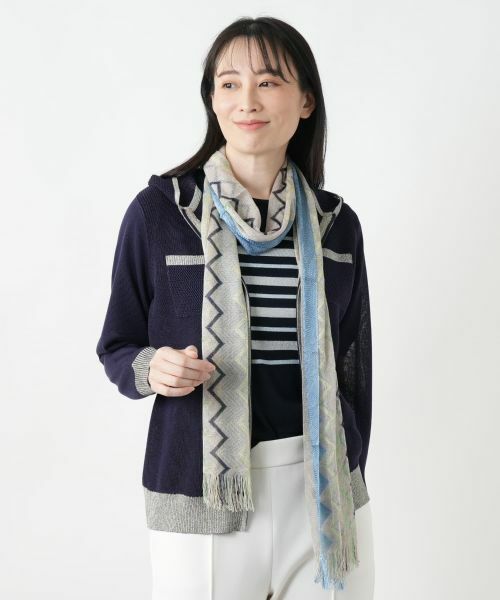 Leilian / レリアン マフラー・ショール・スヌード・ストール | 柄ストール【FILATESS】 | 詳細3