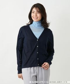 Leilian / レリアン カーディガン・ボレロ | Vネックカーディガン