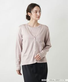 Leilian / レリアン カーディガン・ボレロ | Vネックカーディガン