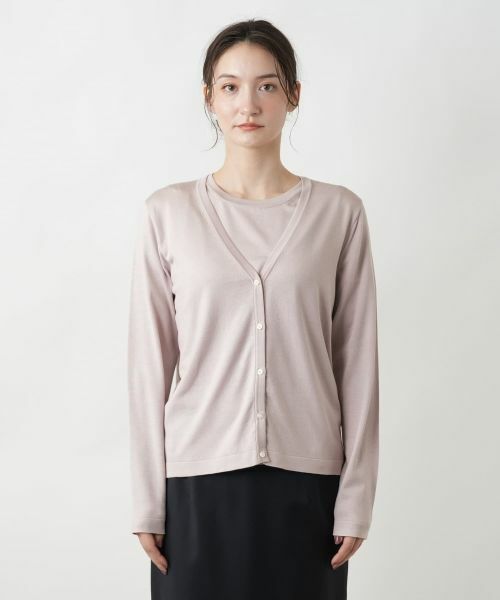 Leilian / レリアン カーディガン・ボレロ | Vネックカーディガン | 詳細4