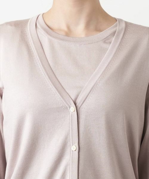 Leilian / レリアン カーディガン・ボレロ | Vネックカーディガン | 詳細7