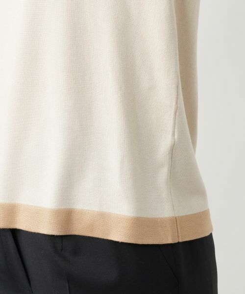 Leilian / レリアン ニット・セーター | ライン配色半袖ニット | 詳細18