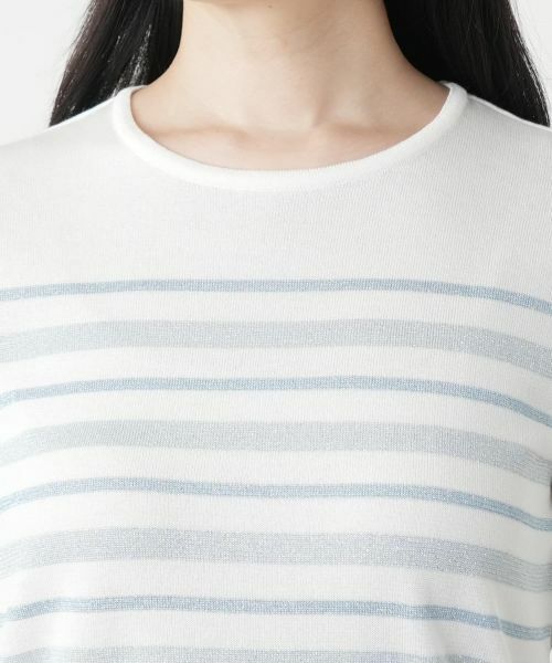 Leilian / レリアン ニット・セーター | ラメボーダーニット【ROCHAS Premiere】 | 詳細10