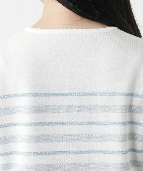 Leilian / レリアン ニット・セーター | ラメボーダーニット【ROCHAS Premiere】 | 詳細11