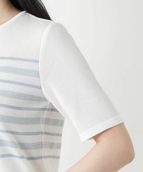 Leilian / レリアン ニット・セーター | ラメボーダーニット【ROCHAS Premiere】 | 詳細12