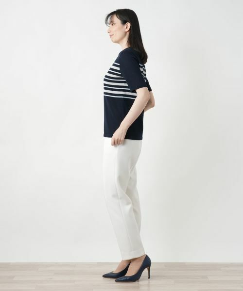 Leilian / レリアン ニット・セーター | ラメボーダーニット【ROCHAS Premiere】 | 詳細2