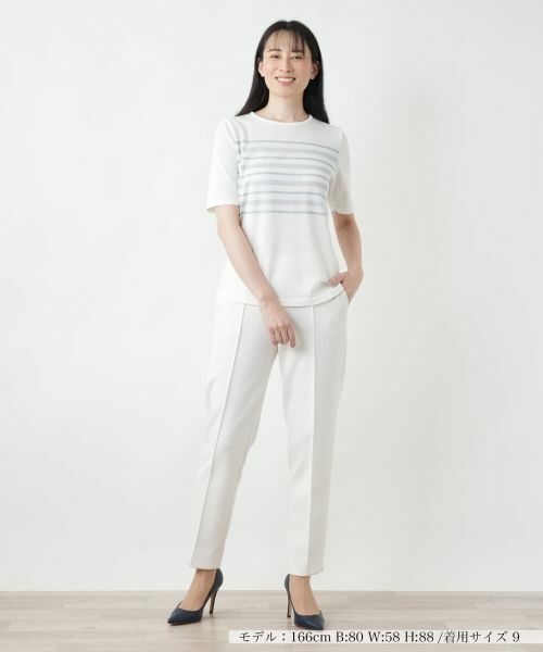 Leilian / レリアン ニット・セーター | ラメボーダーニット【ROCHAS Premiere】 | 詳細4