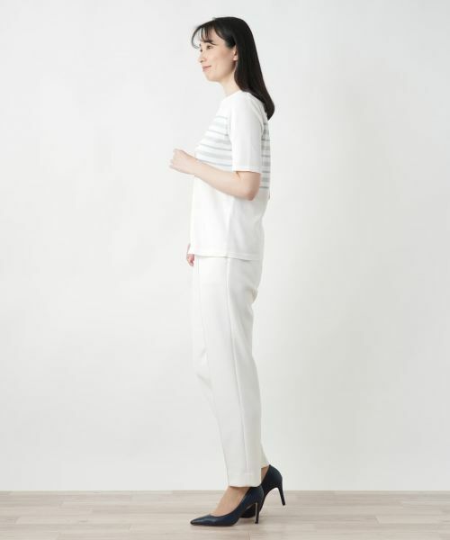 Leilian / レリアン ニット・セーター | ラメボーダーニット【ROCHAS Premiere】 | 詳細5