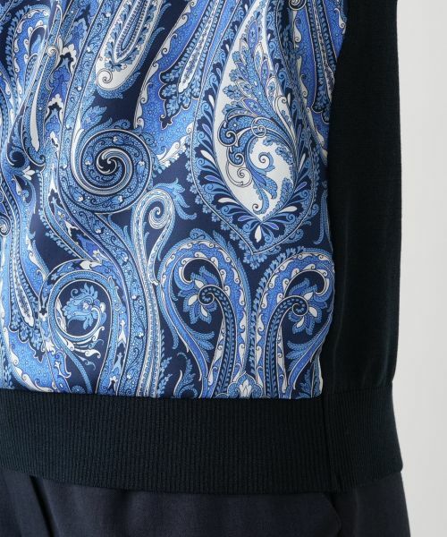 Leilian / レリアン ニット・セーター | ペイズリー切替クルーネックニット【ROCHAS Premiere】【RATTI】 | 詳細11