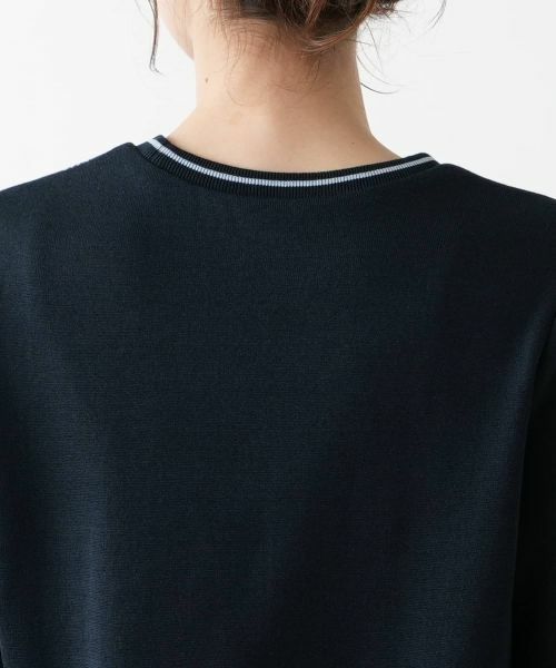 Leilian / レリアン ニット・セーター | ペイズリー切替クルーネックニット【ROCHAS Premiere】【RATTI】 | 詳細8