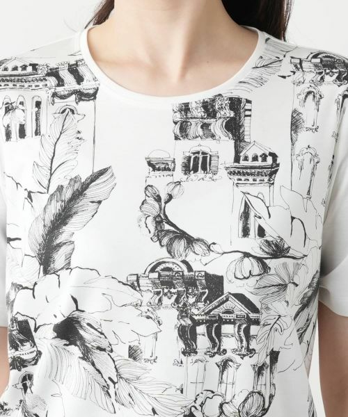 Leilian / レリアン Tシャツ | プリントTシャツ【ROCHAS Premiere】 | 詳細10