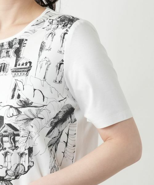 Leilian / レリアン Tシャツ | プリントTシャツ【ROCHAS Premiere】 | 詳細12