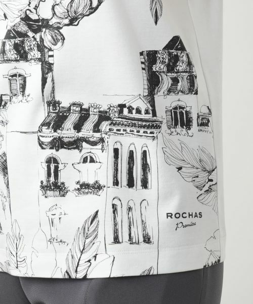 Leilian / レリアン Tシャツ | プリントTシャツ【ROCHAS Premiere】 | 詳細13