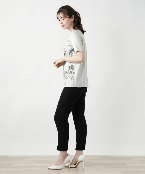 Leilian / レリアン Tシャツ | プリントTシャツ【ROCHAS Premiere】 | 詳細2