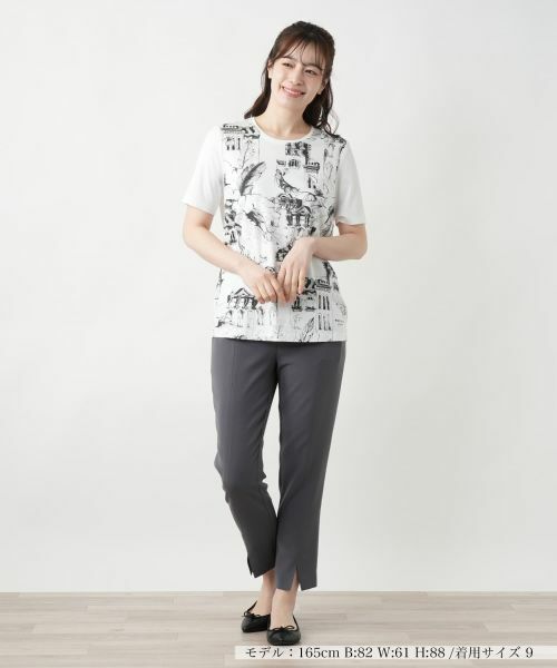 Leilian / レリアン Tシャツ | プリントTシャツ【ROCHAS Premiere】 | 詳細4