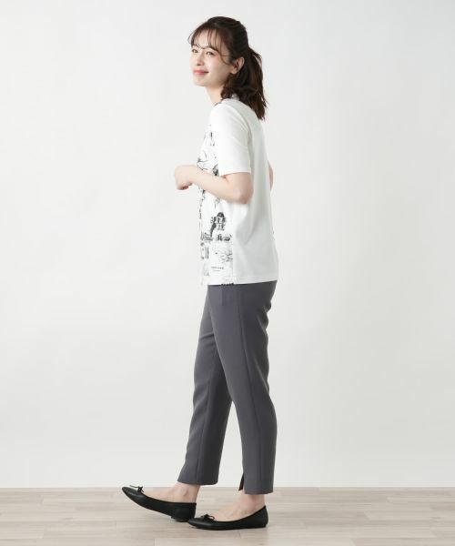 Leilian / レリアン Tシャツ | プリントTシャツ【ROCHAS Premiere】 | 詳細5