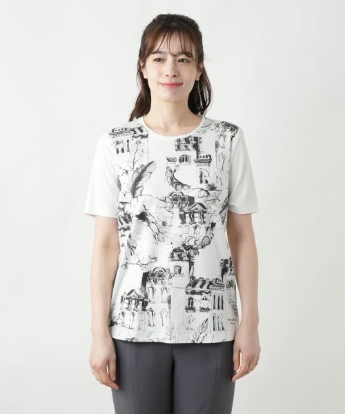 Leilian / レリアン Tシャツ | プリントTシャツ【ROCHAS Premiere】 | 詳細7