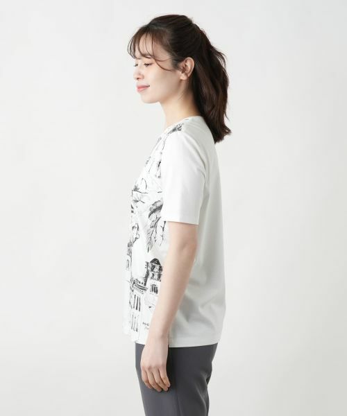 Leilian / レリアン Tシャツ | プリントTシャツ【ROCHAS Premiere】 | 詳細8