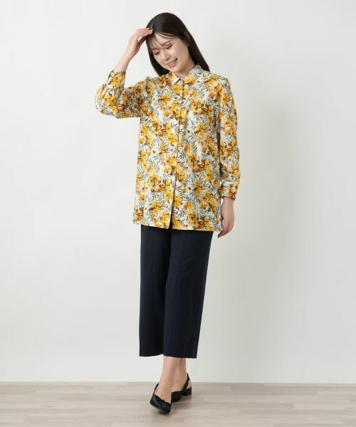 Leilian / レリアン シャツ・ブラウス | ボタニカル柄ブラウス | 詳細1