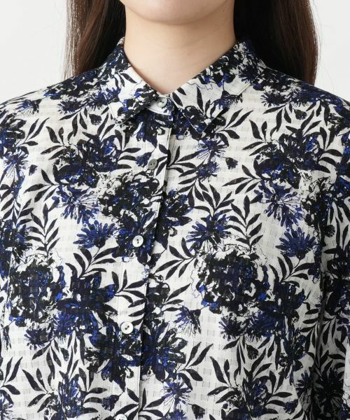 Leilian / レリアン シャツ・ブラウス | ボタニカル柄ブラウス | 詳細10
