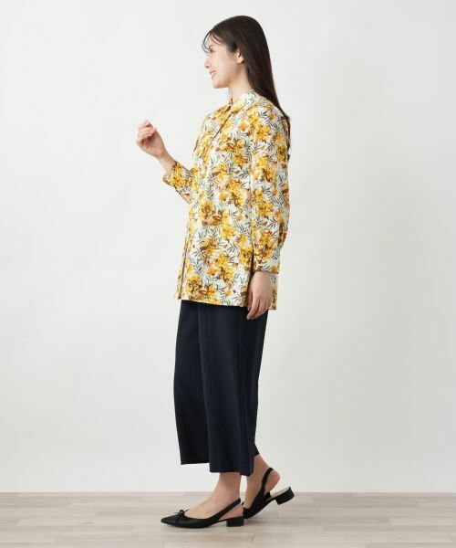 Leilian / レリアン シャツ・ブラウス | ボタニカル柄ブラウス | 詳細2
