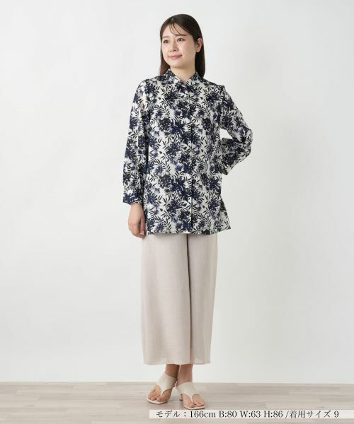 Leilian / レリアン シャツ・ブラウス | ボタニカル柄ブラウス | 詳細4
