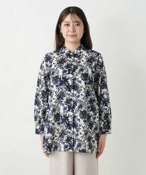 Leilian / レリアン シャツ・ブラウス | ボタニカル柄ブラウス | 詳細7