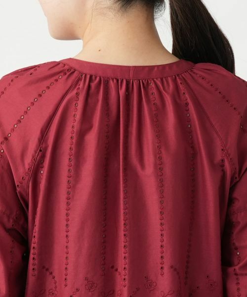 Leilian / レリアン シャツ・ブラウス | レースバンドカラーブラウス | 詳細11