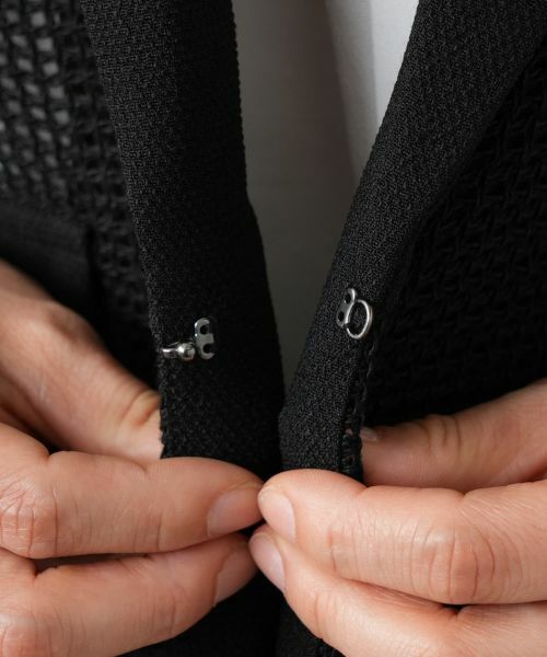 Leilian / レリアン テーラードジャケット | シアーベスト | 詳細12