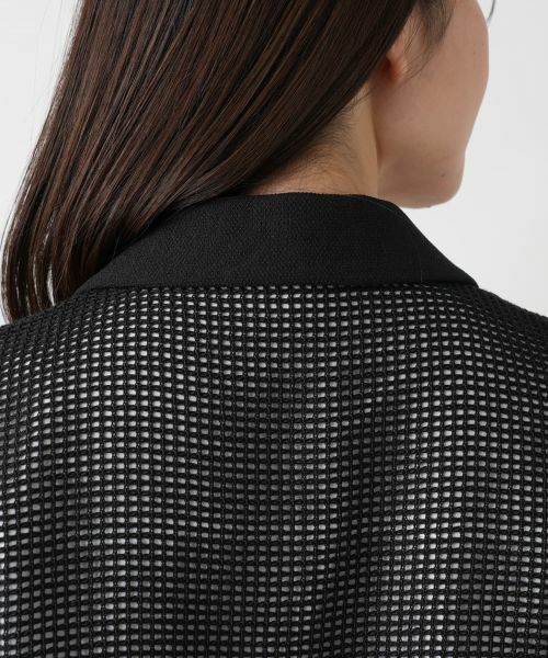 Leilian / レリアン テーラードジャケット | シアーベスト | 詳細8