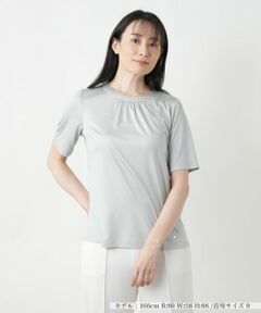 Leilian / レリアン カットソー | シルククルーネックカットソー