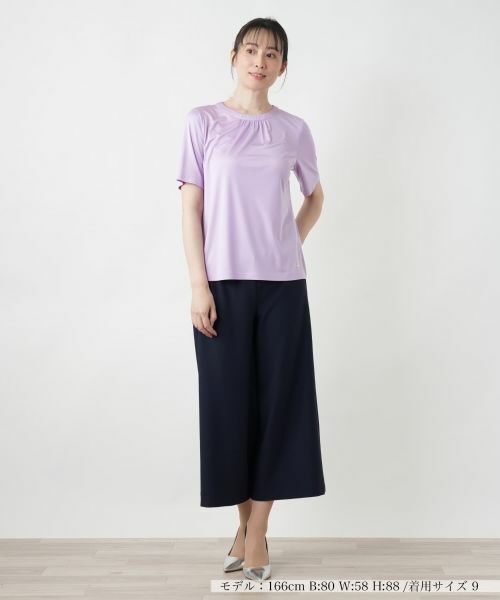 Leilian / レリアン カットソー | シルククルーネックカットソー | 詳細10