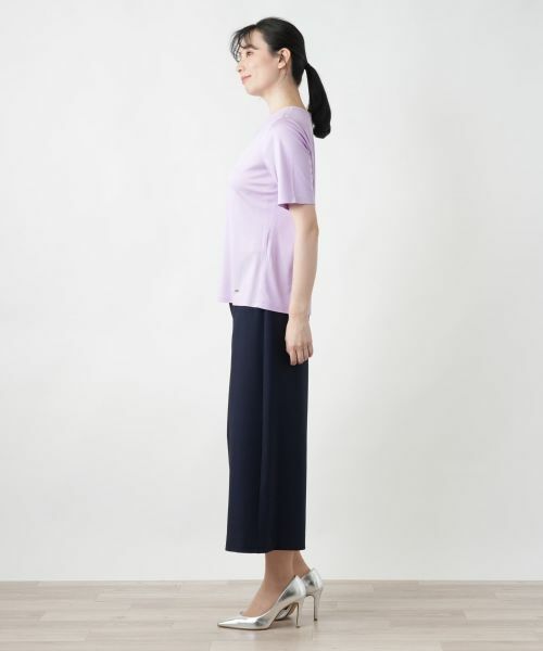 Leilian / レリアン カットソー | シルククルーネックカットソー | 詳細11