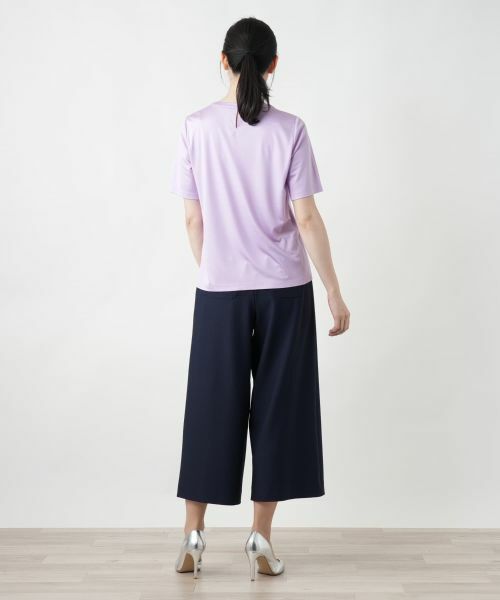 Leilian / レリアン カットソー | シルククルーネックカットソー | 詳細12