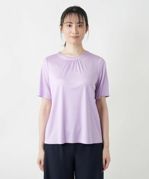 シルククルーネックカットソー （カットソー）｜Leilian