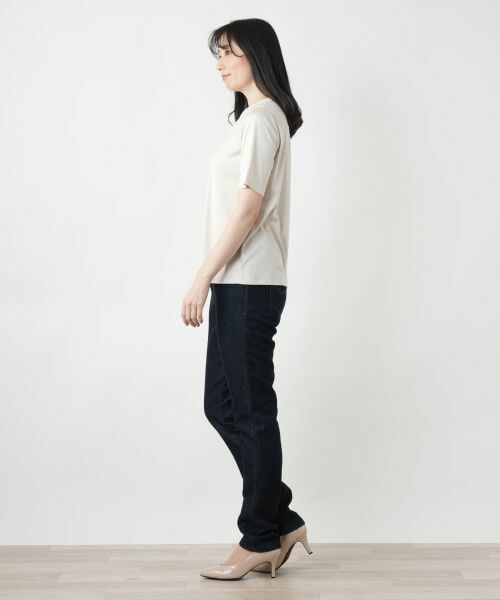 Leilian / レリアン カットソー | シルククルーネックカットソー | 詳細5