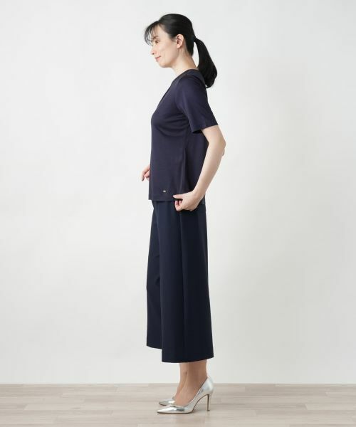 Leilian / レリアン カットソー | シルククルーネックカットソー | 詳細8