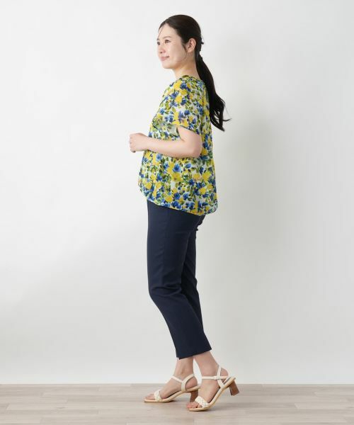 Leilian / レリアン シャツ・ブラウス | フラワープリントブラウス【Leilian WHITE LABEL】 | 詳細2