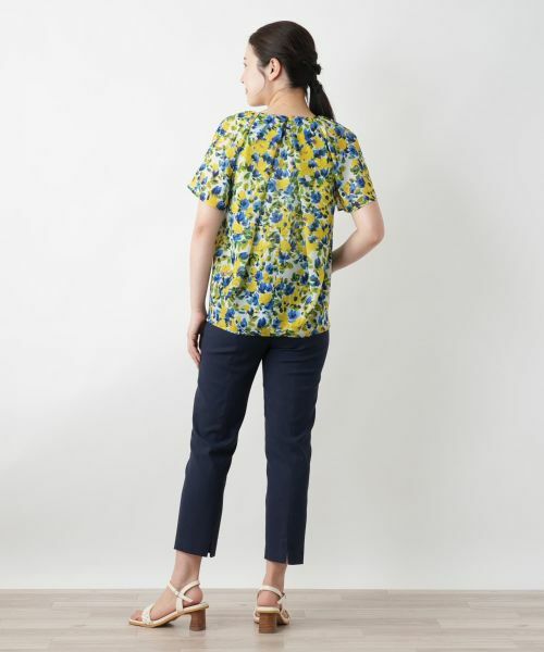 Leilian / レリアン シャツ・ブラウス | フラワープリントブラウス【Leilian WHITE LABEL】 | 詳細3