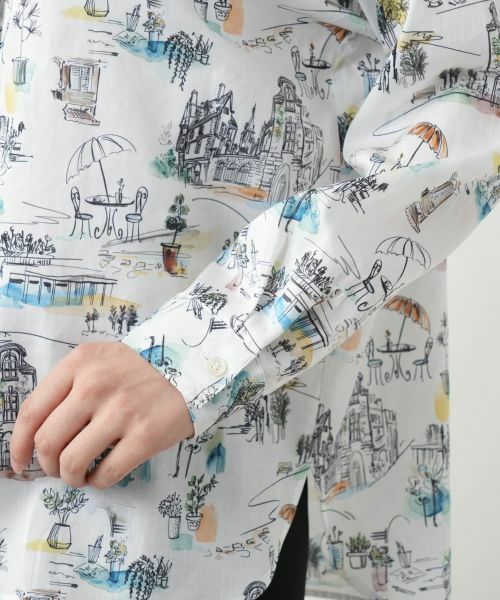 Leilian / レリアン シャツ・ブラウス | プリントブラウス【Leilian WHITE LABEL】 | 詳細10